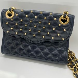 Rebecca Minkoff Quilted Navy Leather Bag